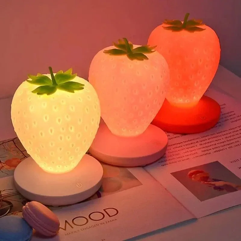 Art Deco Night Lamps with Geometric PatternsNight Lamps with Anti - Glare Features for Eye ComfortVery Berry Night Light