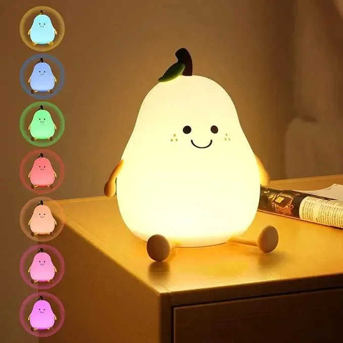 Industrial - Look Night Lamps with Exposed BulbsNight Lamps with Adjustable Angles for Directed LightingSmiling Pear Night Light