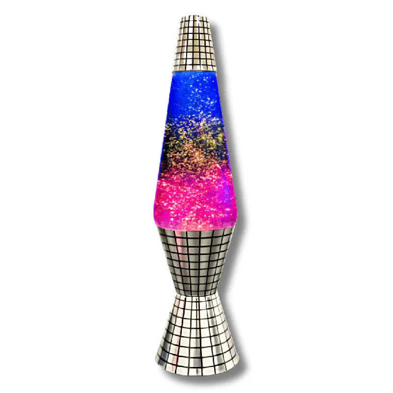 Salt Lamps with a Built - in Aroma Diffuser for a Dual - Function DesignLava Lamp Diamond Motion Disco Mirror Glitter - 37cm