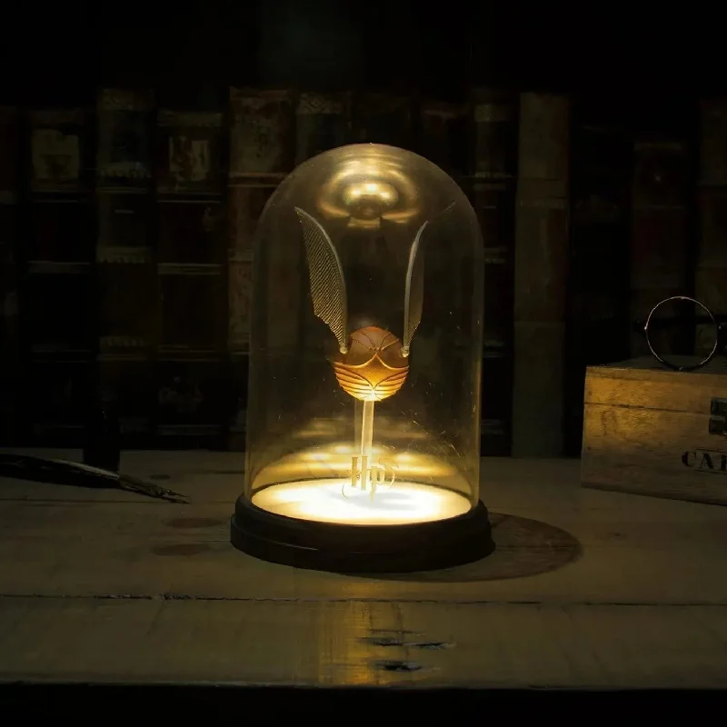 Industrial - Look Night Lamps with Exposed BulbsNight Lamps with Anti - Glare Features for Eye ComfortHarry Potter Levitating Golden Snitch Night Lamp