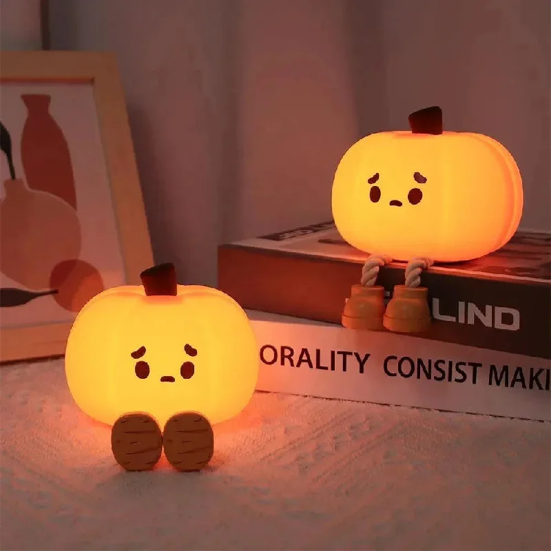 Victorian - Inspired Night Lamps for Traditional HomesNight Lamps with Adjustable Angles for Directed LightingCute Pumpkin Night Light