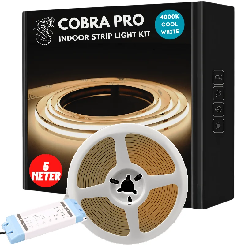 Small - Sized Salt Lamps for Desk or Nightstand Decor5 meter COBRA Pro 50W Dotless LED Strip Kit - Cool White