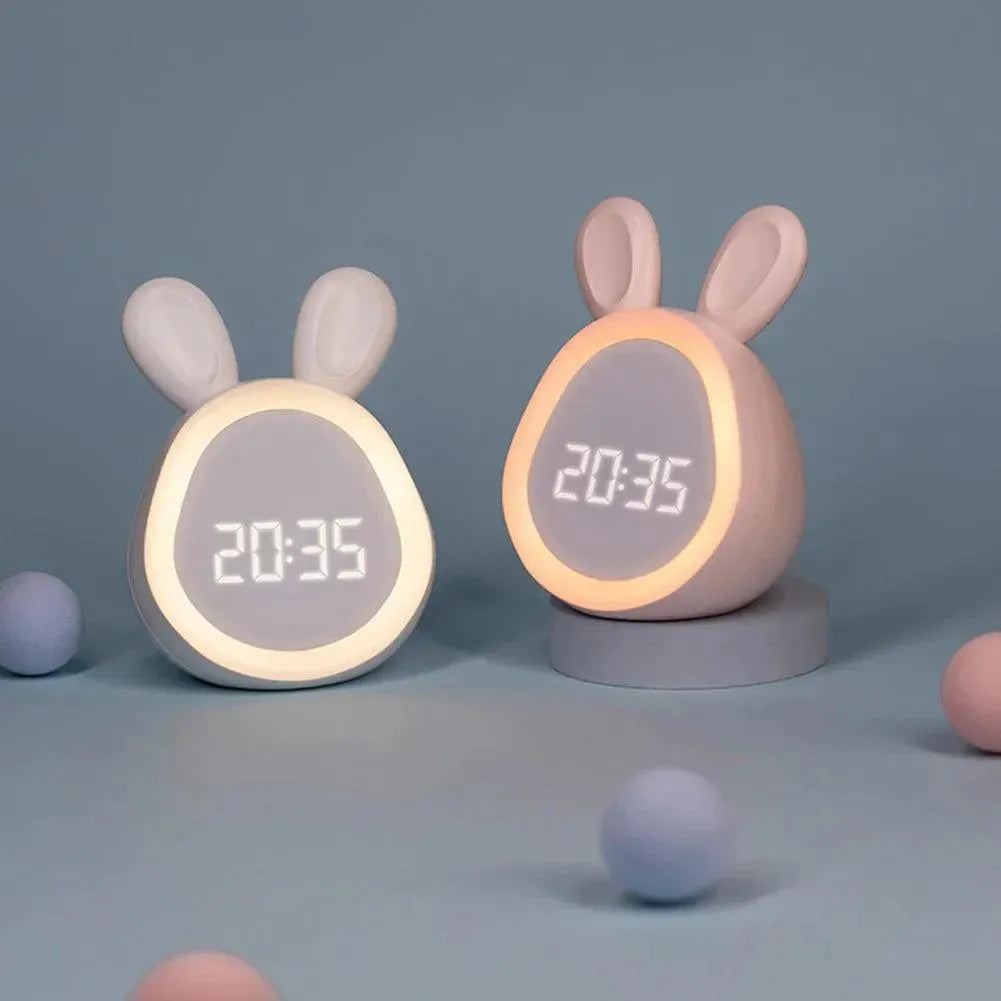 Scandinavian - Designed Night Lamps for a Simple AestheticWaterproof Night Lamps for Bathroom or Outdoor UseCute Rabbit Alarm Clock with Night Light