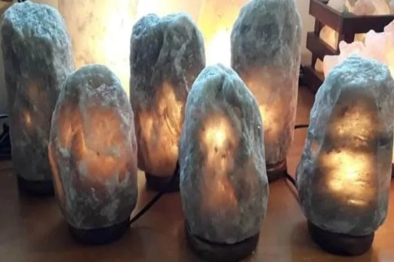 Himalayan Salt Lamps with a Natural Pink Glow for a Soothing AmbianceGrey salt lamps 2-3 kg