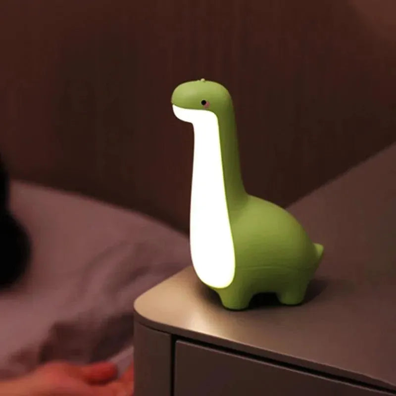 Industrial - Look Night Lamps with Exposed BulbsNight Lamps with Adjustable Angles for Directed LightingCute Dinosaur Night Lamp