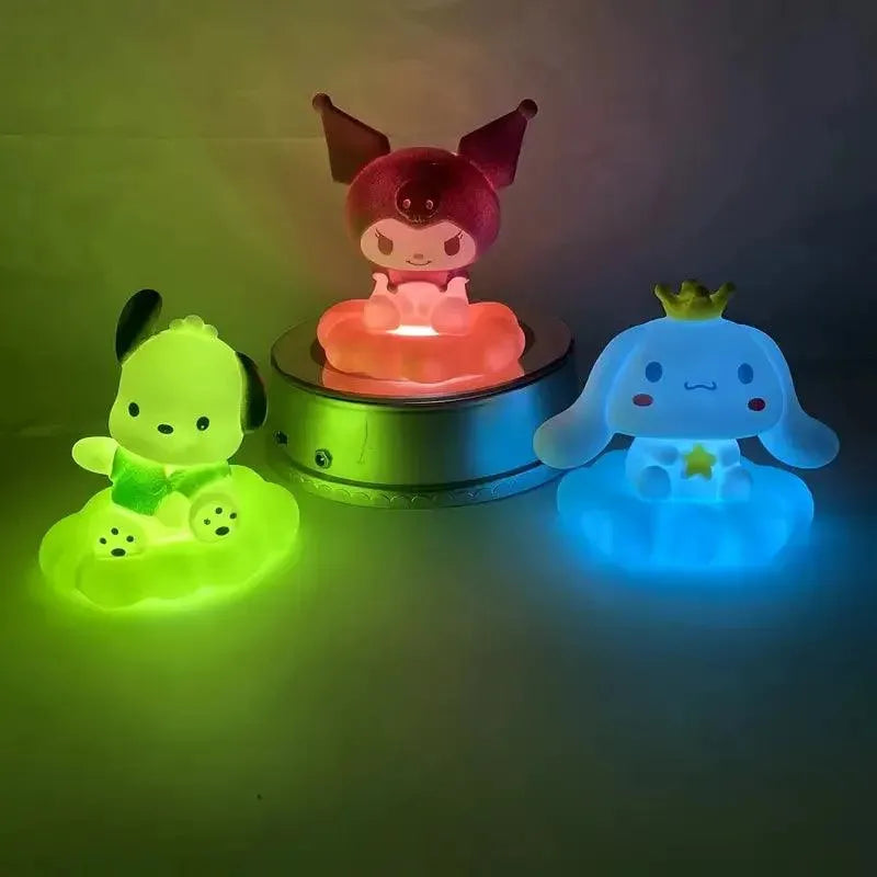 Industrial - Look Night Lamps with Exposed BulbsNight Lamps with Memory Function for Preferred Lighting SettingsSanrio Kuromi Pochacco Cinnamoroll Shell Night Lamp