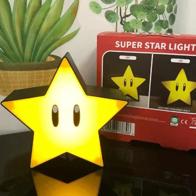 Scandinavian - Designed Night Lamps for a Simple AestheticNight Lamps with Anti - Glare Features for Eye ComfortSuper Mario Star Lamp