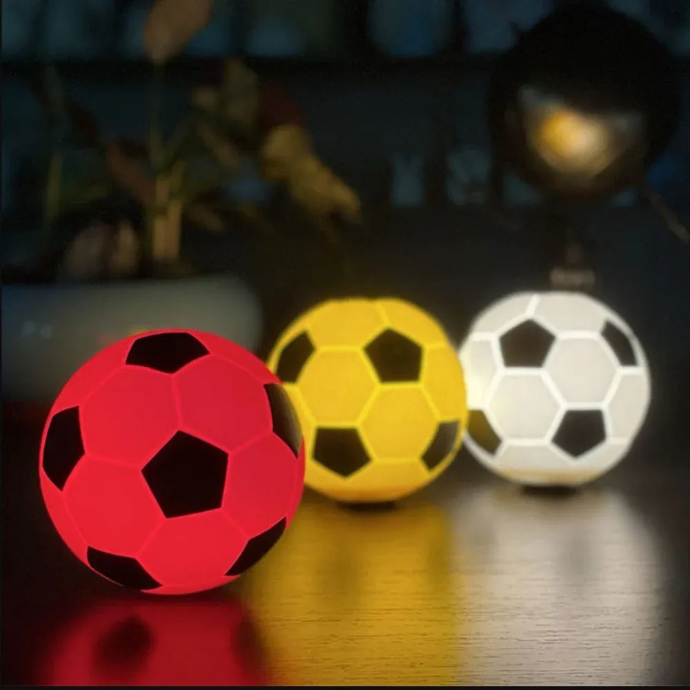 Scandinavian - Designed Night Lamps for a Simple AestheticNight Lamps with Memory Function for Preferred Lighting Settings3D Football Silicon Night Lamp