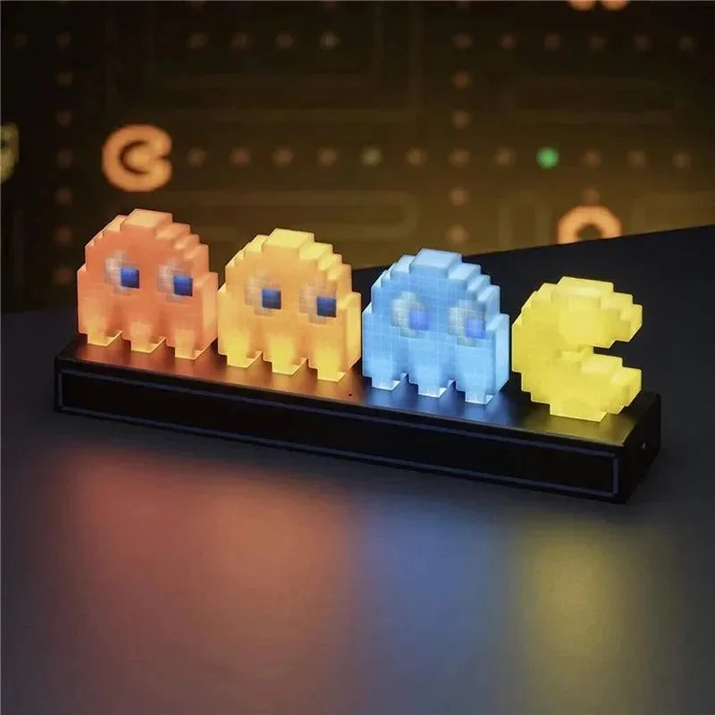 Industrial - Look Night Lamps with Exposed BulbsNight Lamps with Anti - Glare Features for Eye ComfortPacman and Ghosts Voice Controlled Night Lamp