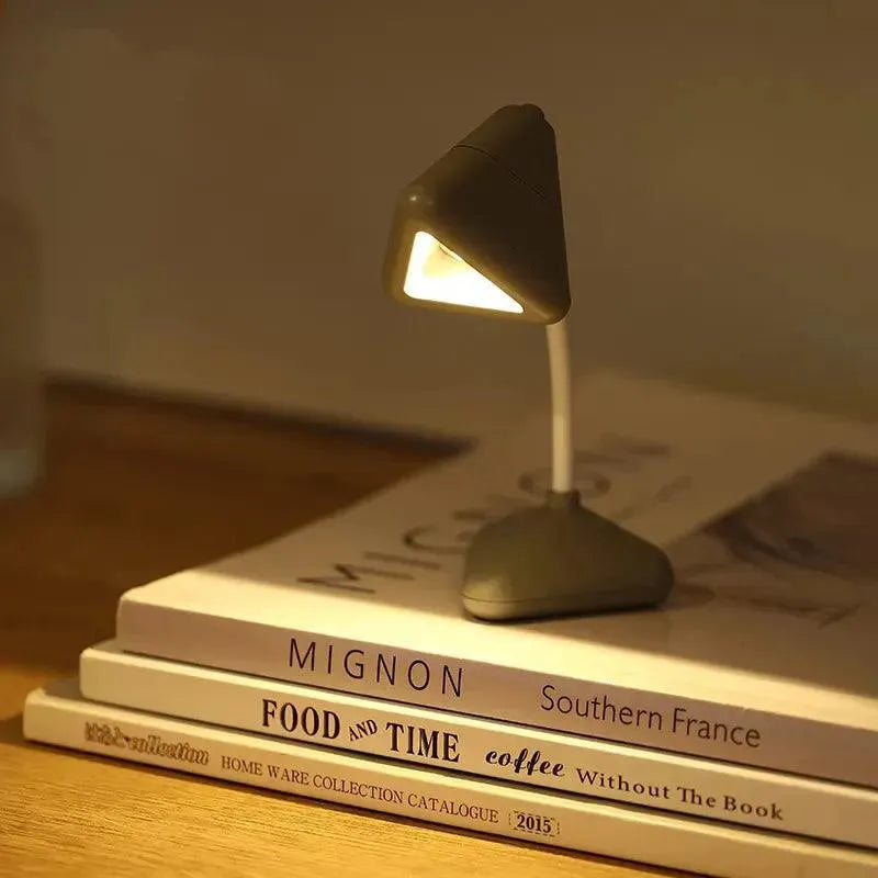 Modern Minimalist Night Lamps for Contemporary BedroomsNight Lamps with Anti - Glare Features for Eye ComfortMini Triangle Magnetic LED Desk Lamp