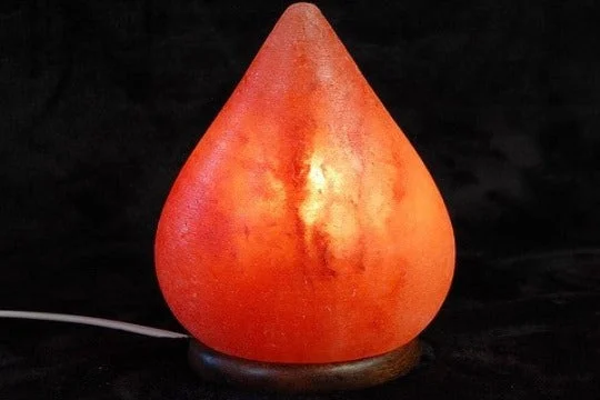 Salt Lamps with a Built - in Aroma Diffuser for a Dual - Function DesignTeardrop Himalayan salt lamp