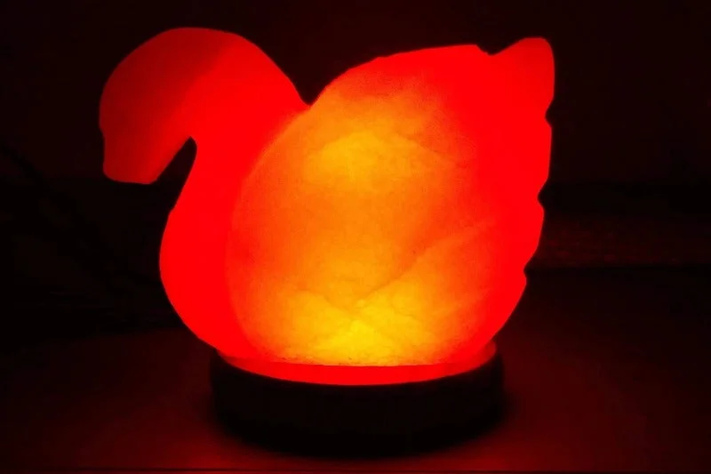 Himalayan Salt Lamps with a Natural Pink Glow for a Soothing AmbianceSwan Shape Salt Lamp