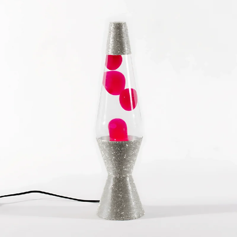 Salt Lamps with a Crystal - Clear Finish for a Pure and Elegant LookLava Lamp Diamond Motion Pink Disco Glam - 37cm Tall