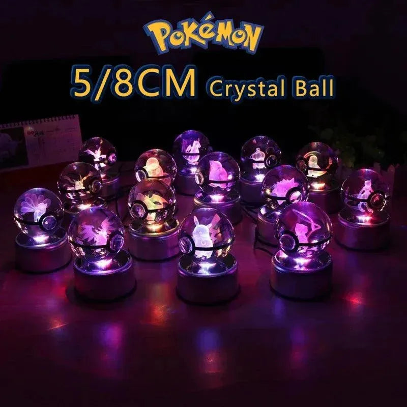 Industrial - Look Night Lamps with Exposed BulbsNight Lamps with Anti - Glare Features for Eye Comfort3D Pokemon Crystal Pokeball Night Lamp