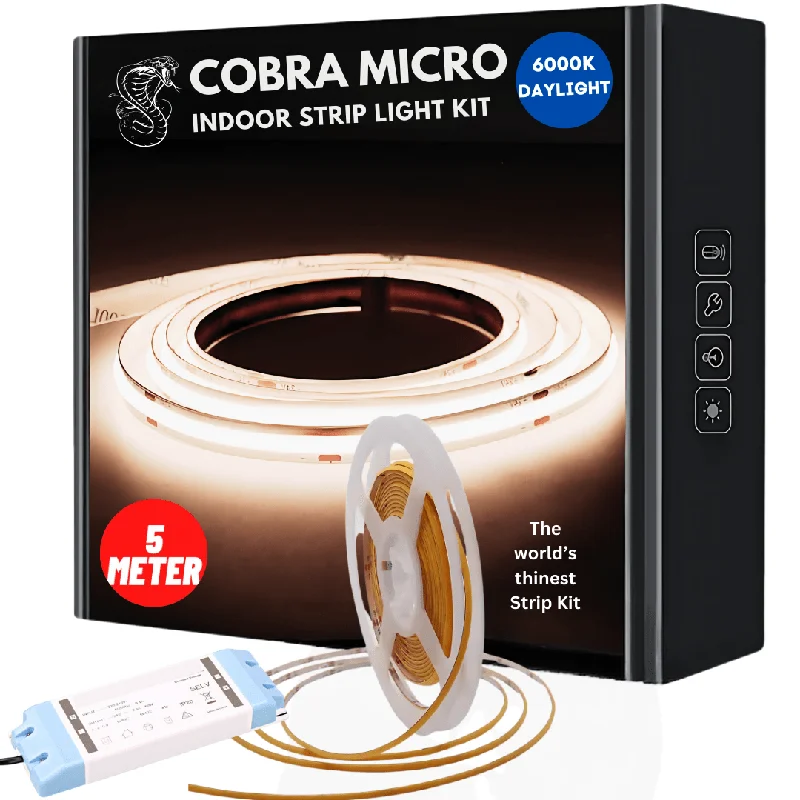 Salt Lamps with a LED Bulb for Energy - Saving and a Long - Lasting Glow5 meter COBRA Pro Micro 25W Dotless LED Strip Kit - Daylight