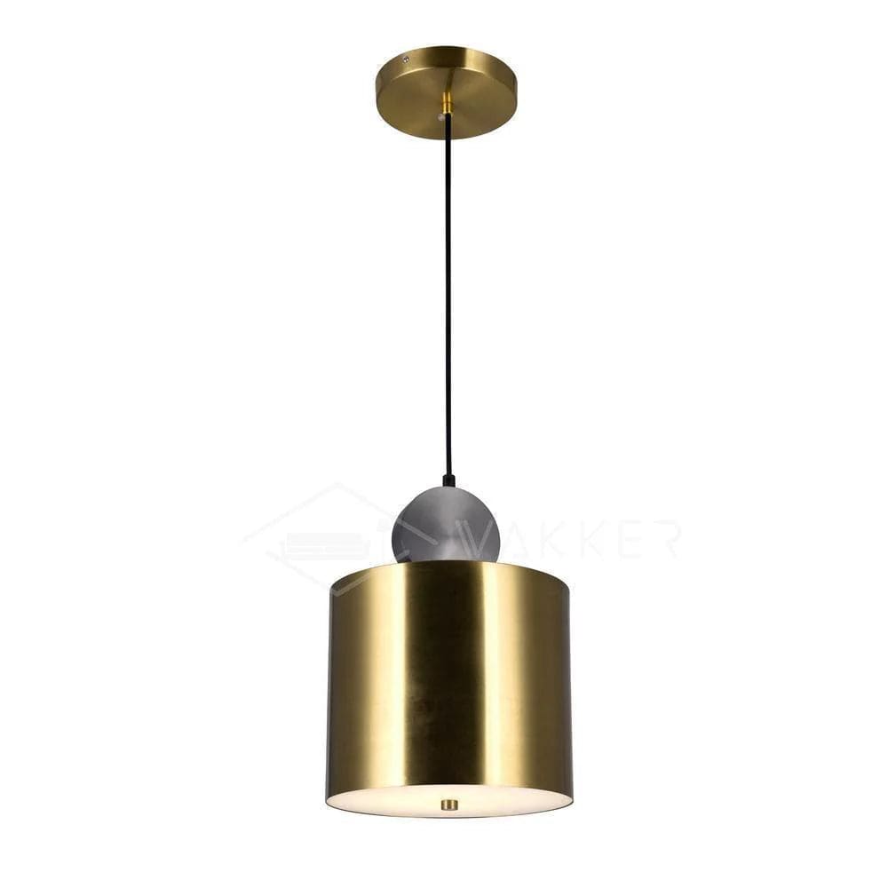 Salt Lamps with a Crystal - Clear Finish for a Pure and Elegant LookCALÉE Brushed Brass - 1 Light Pendant