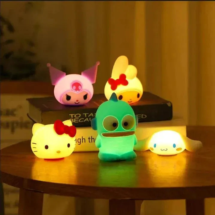 Rustic - Style Night Lamps with Wooden AccentsNight Lamps with Adjustable Angles for Directed LightingSanrio Kuromi & Friends Night Lamp