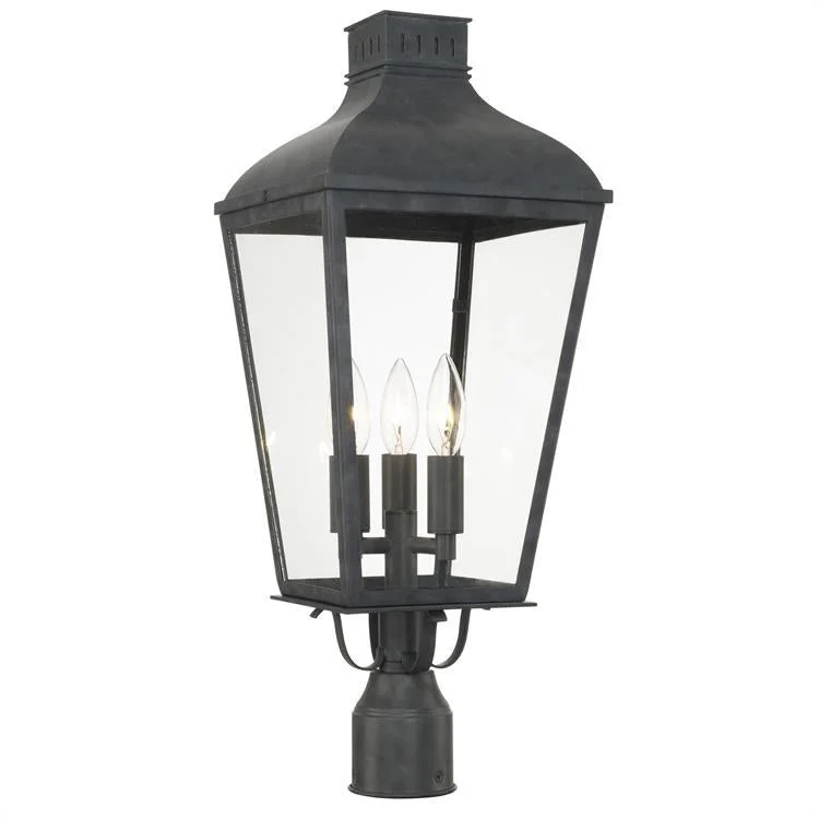 French Country Chandeliers with a Romantic AuraChandelier for Art Galleries to Highlight ArtworkDumont Three-Light Outdoor Post Lantern