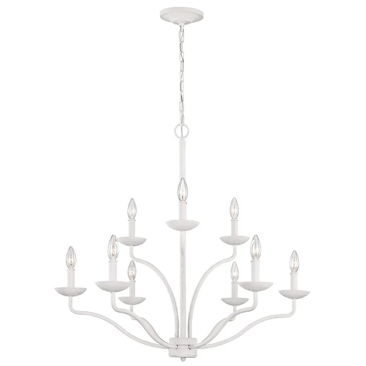 Art Deco Chandeliers for a Retro - Glam LookChandelier for Anniversary Celebrations to Set a Romantic ToneAnnie Nine-Light Two-Tier Chandelier