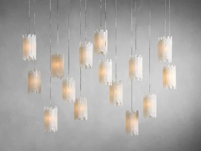 Chandeliers with Pendant Lights for a Stylish LookChandelier with Adjustable Hanging Height for Different Ceiling HeightsGianna Rectangular Chandelier