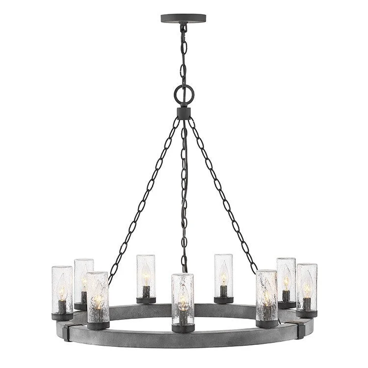 Oversized Chandeliers as a Statement Piece in Living RoomsSmart Chandelier with Wi - Fi Connectivity and App ControlSawyer Nine-Light Linear Chandelier