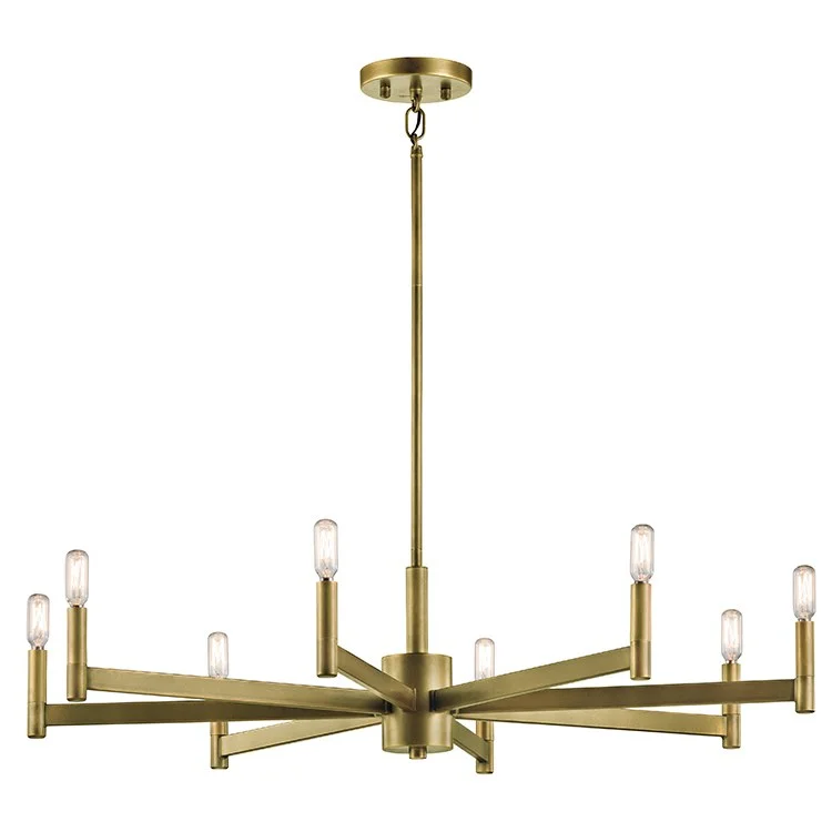 Chandeliers for Living Rooms to Create a Focal PointSmall Chandelier for Compact Hallways or Powder RoomsErzo Eight-Light Chandelier