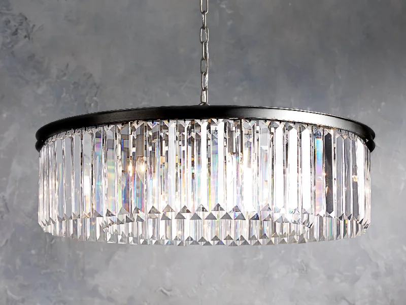 Mid - Century Modern Chandeliers for Vintage AppealStainless Steel Chandelier with a Sleek LookLeyland Round Chandelier