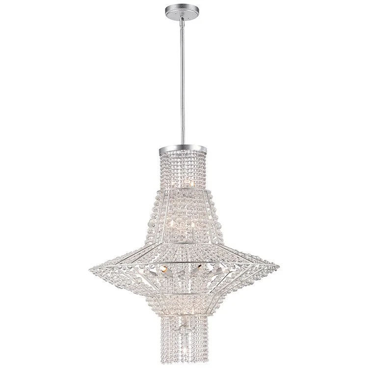 Chandeliers for Banquet Halls to Add Elegance to EventsSilver Chandelier for a Contemporary and Chic AppearanceSaybrook Sixteen-Light Chandelier