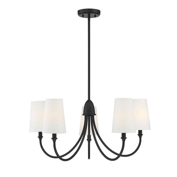 Chandeliers with Adjustable Height for Custom InstallationMid - Priced Chandelier with Good Quality and DesignCameron Five-Light Chandelier