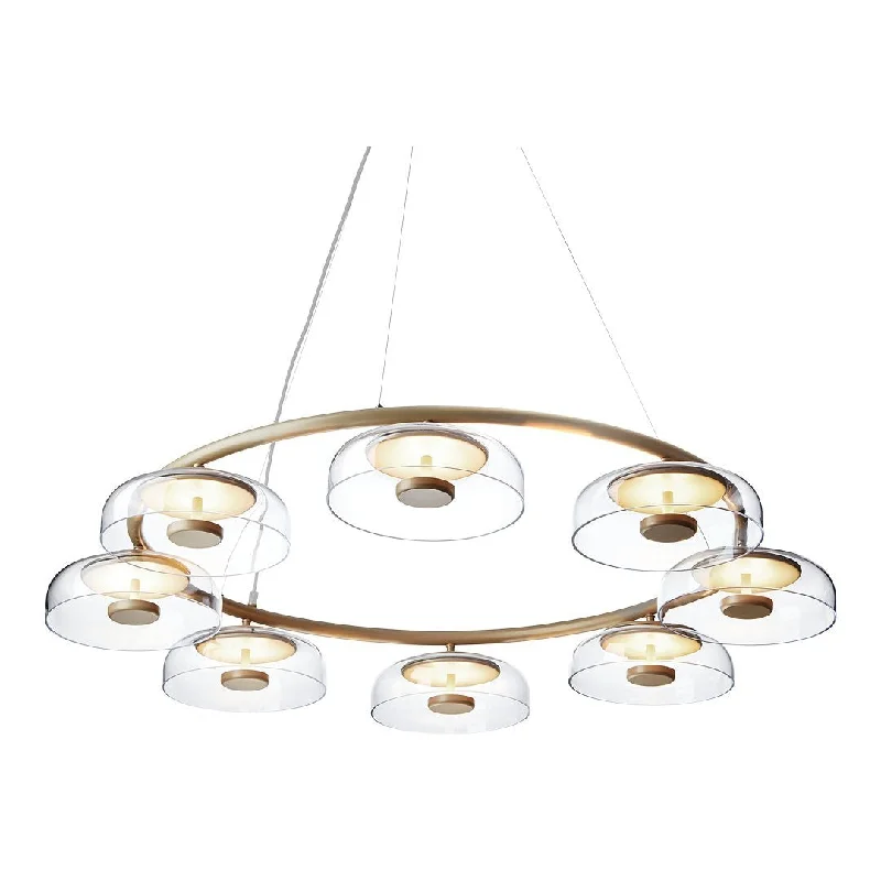 Chandeliers with Metal Frames in Bronze FinishSilver Chandelier for a Contemporary and Chic AppearanceBlossi 8 Chandelier