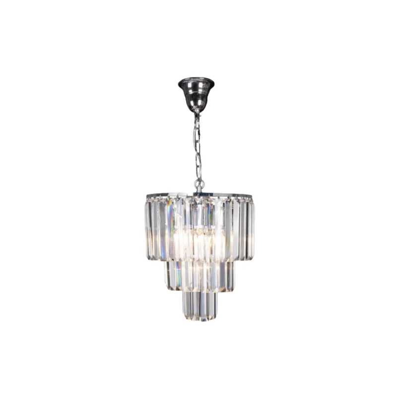 Minimalist Chandeliers for Sleek and Simple InteriorsChandelier for Dining Rooms to Enhance the Dining ExperienceTraditional Crystal Multi-tiered Pendant Light | Assorted Sizes