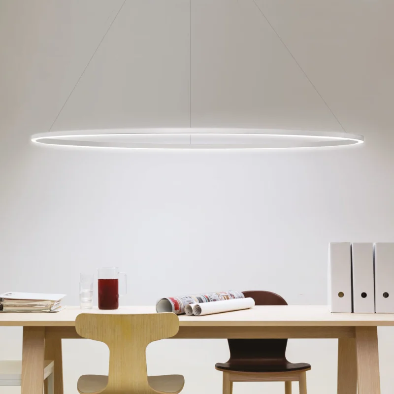 Contemporary Ceiling Lights with Unique, Abstract ShapesSmart Chandeliers with Bluetooth ConnectivityContemporary Oval Up or Down LED Pendant Light | Ellisse