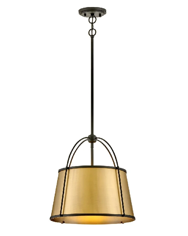 Art Deco Ceiling Lights with Geometric Patterns and Metallic FinishesLarge Chandeliers for Grand FoyersClarke LED Pendant