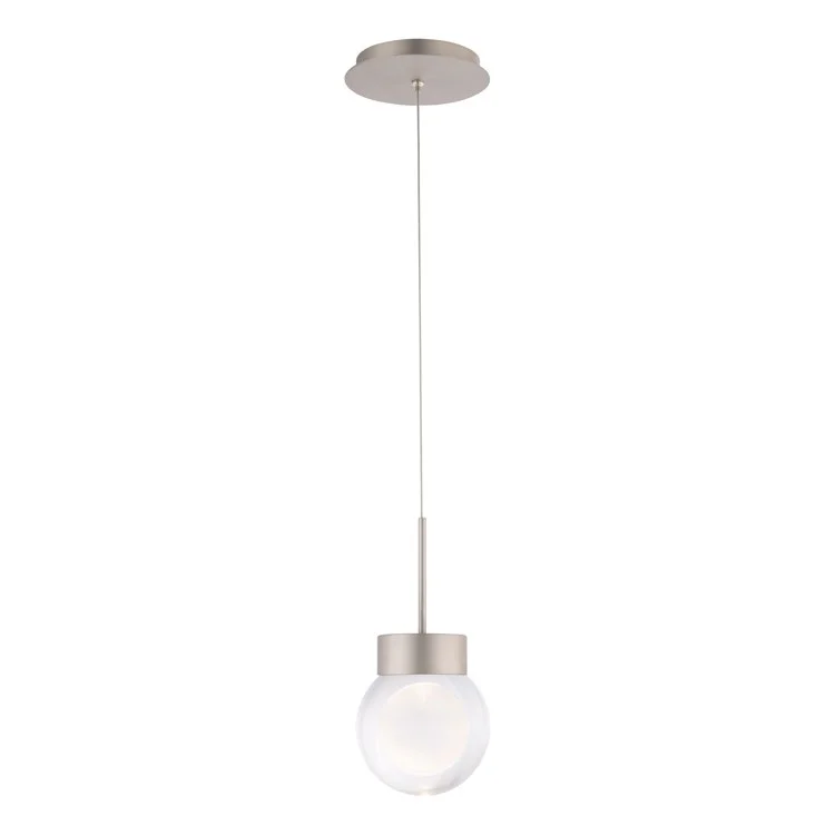 Art Deco Ceiling Lights with Geometric Patterns and Metallic FinishesBudget - Friendly Chandeliers for Student ApartmentsDouble Bubble Single-Light 6" LED Pendant 3000K