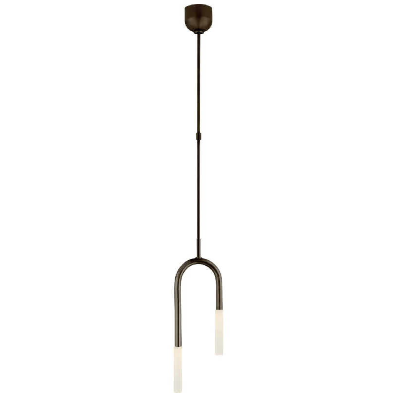 Mid - Century Modern Ceiling Lights with Simple, Sleek LinesSmall Chandeliers for Compact HallwaysRousseau LED Pendant