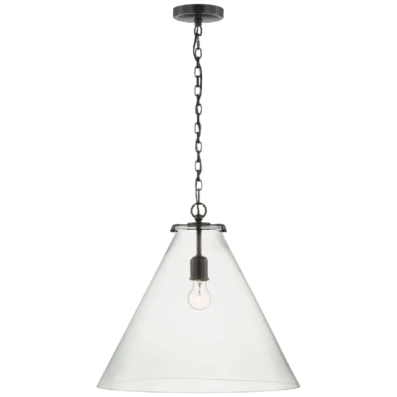 Industrial Style Ceiling Lights with Exposed Bulbs and Metal CagesChandeliers with Floral Motifs for a Romantic TouchKatie Conical LED Pendant