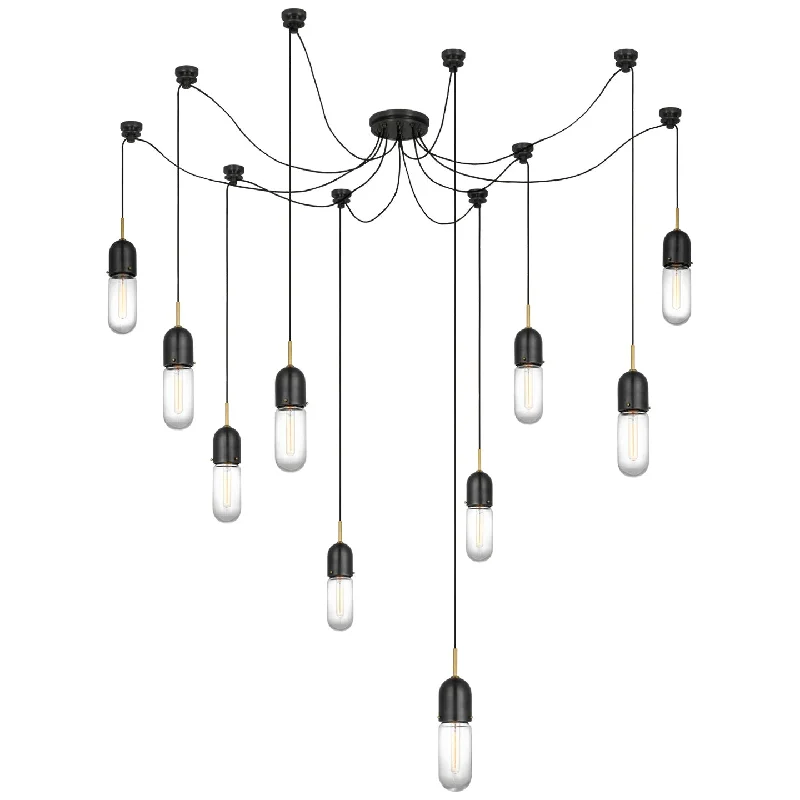 Scandinavian Style Ceiling Lights with Light Wood AccentsSilver Chandeliers for a Modern and Chic AppearanceJunio LED Pendant