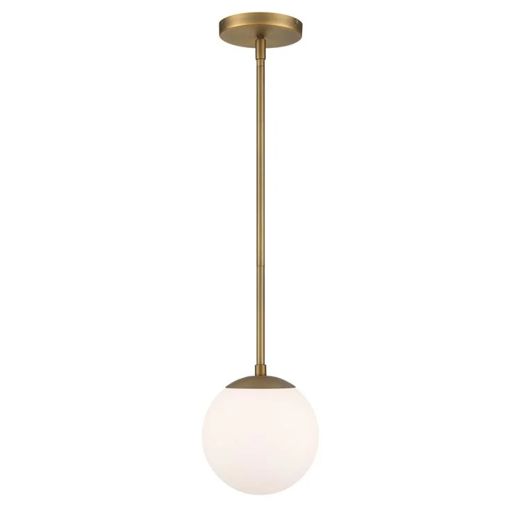 Modern Minimalist Ceiling Lights for Contemporary InteriorsChandeliers for Renters Who Want to Upgrade Their LightingNiveous Single-Light 7" LED Pendant 3000K