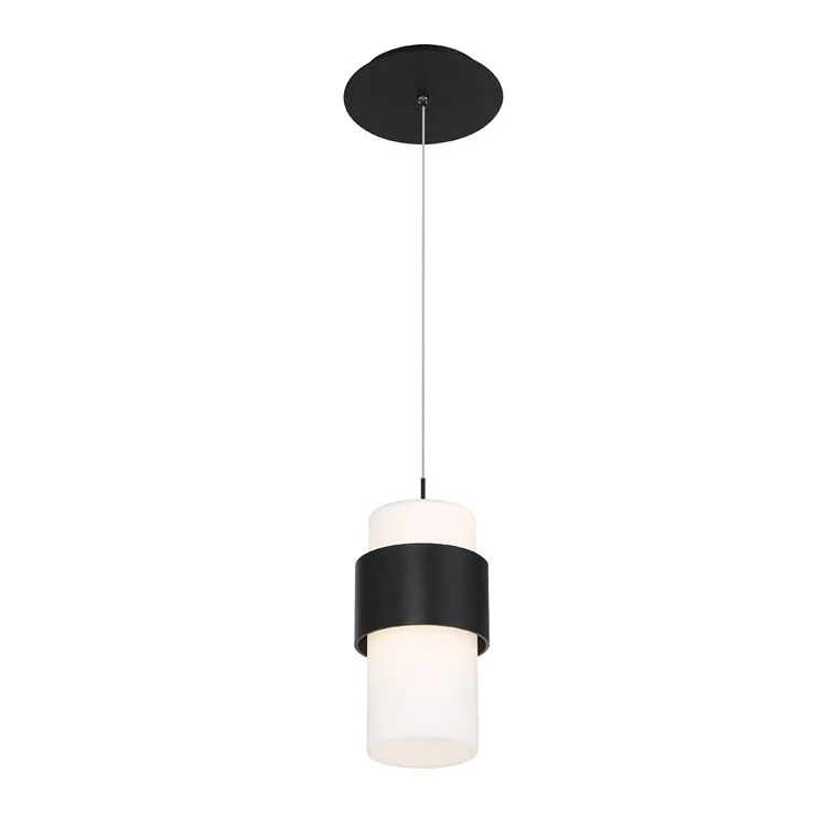 Contemporary Ceiling Lights with Unique, Abstract ShapesModern Minimalist Chandeliers for Living RoomBanded Single-Light 9" LED Pendant 3000K