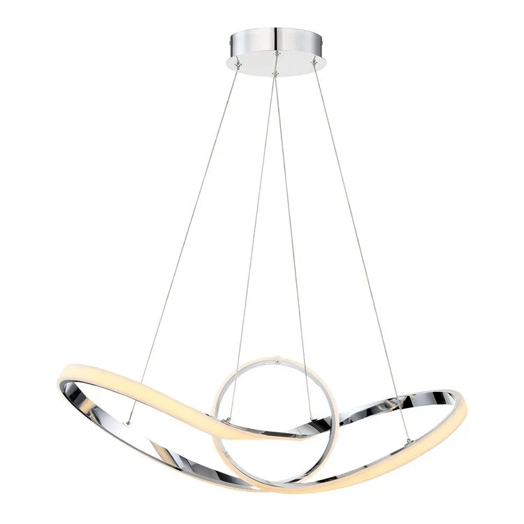 Mid - Century Modern Ceiling Lights with Simple, Sleek LinesChandeliers for Themed Events to Match the ThemeVornado Single-Light 35" LED Pendant 3000K