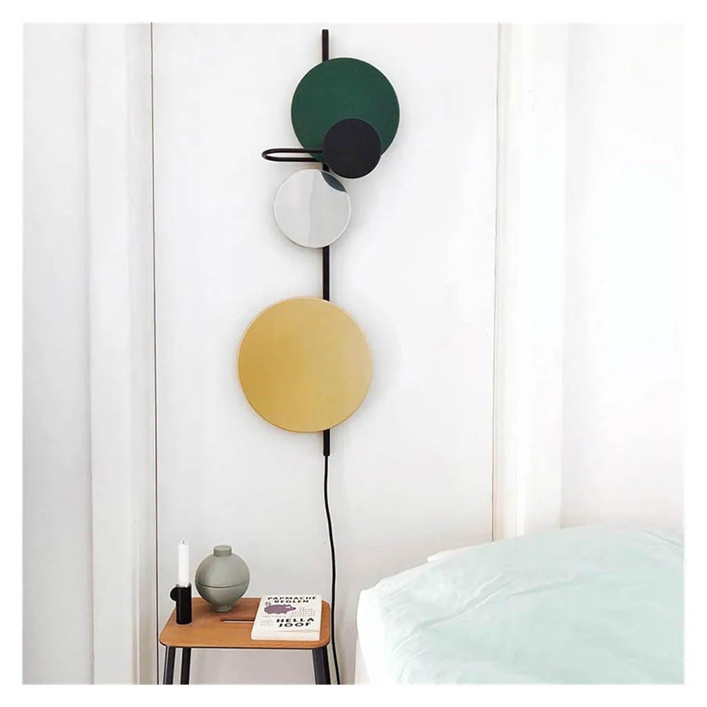 bohemian wall lamps with colorful glass for an eclectic hallwayGold Wall Lamp to Add a Touch of Glamour to Your SpaceClassic Cascade LED Indoor Wall Light (B849)