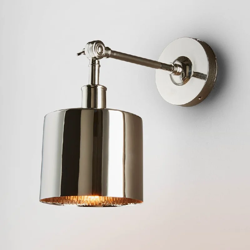 art deco wall lamps with geometric patterns for a retro - inspired bathroomMulticolor LED Wall Lamp for a Dynamic and Fun Lighting ExperiencePortofino Wall Lamp in Shiny Nickel