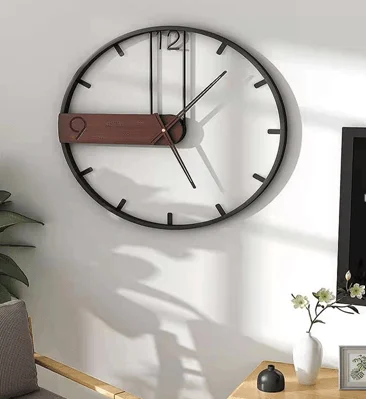 modern minimalist wall lamps for contemporary living roomsBlue Wall Lamp to Create a Calming and Soothing AtmosphereSerene Circle Brown and Black Wall Clock (7732)