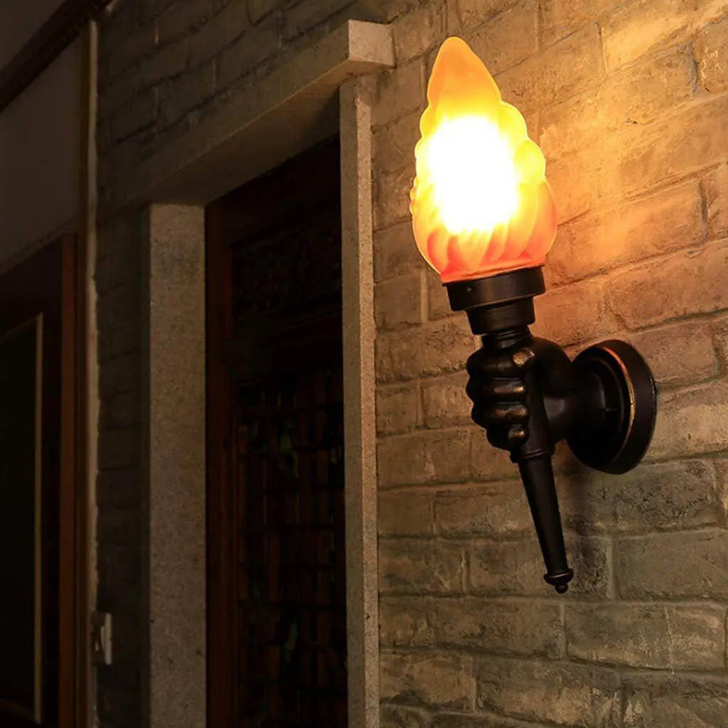 industrial style wall lamps with exposed bulbs for urban loftsGold Wall Lamp to Add a Touch of Glamour to Your SpaceTruimph Torch Outdoor Wall Lamp (WMD12216)