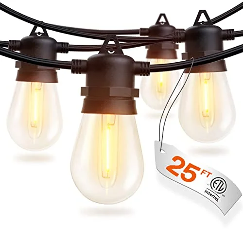 String Lights with a Vintage - Style Bulb for a Nostalgic Lookaddlon LED Outdoor String Lights