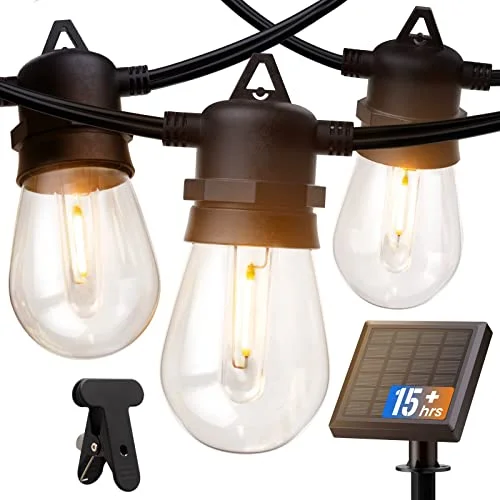 String Lights with a Battery - Operated Option for Portable and Wireless Useaddlon Solar String Lights Outdoor Waterproof