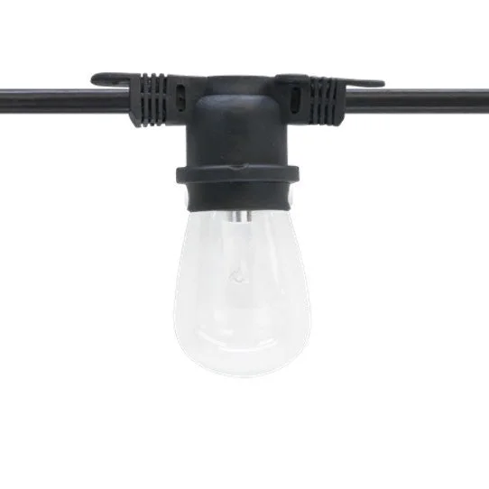 String Lights with a Timer Function for Automatic On/OffAmerican Lighting 48ft 24 E26 Commercial Grade String Light