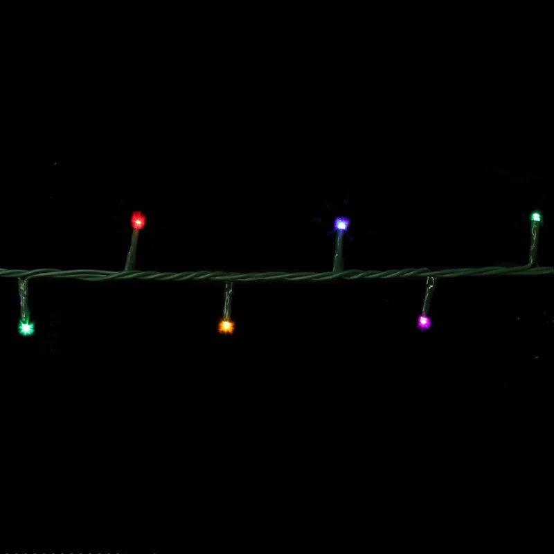 String Lights with a Vintage - Style Bulb for a Nostalgic LookCelebrations  3mm Garland-Style  LED  Light Set  Multicolored  16.5  100 lights