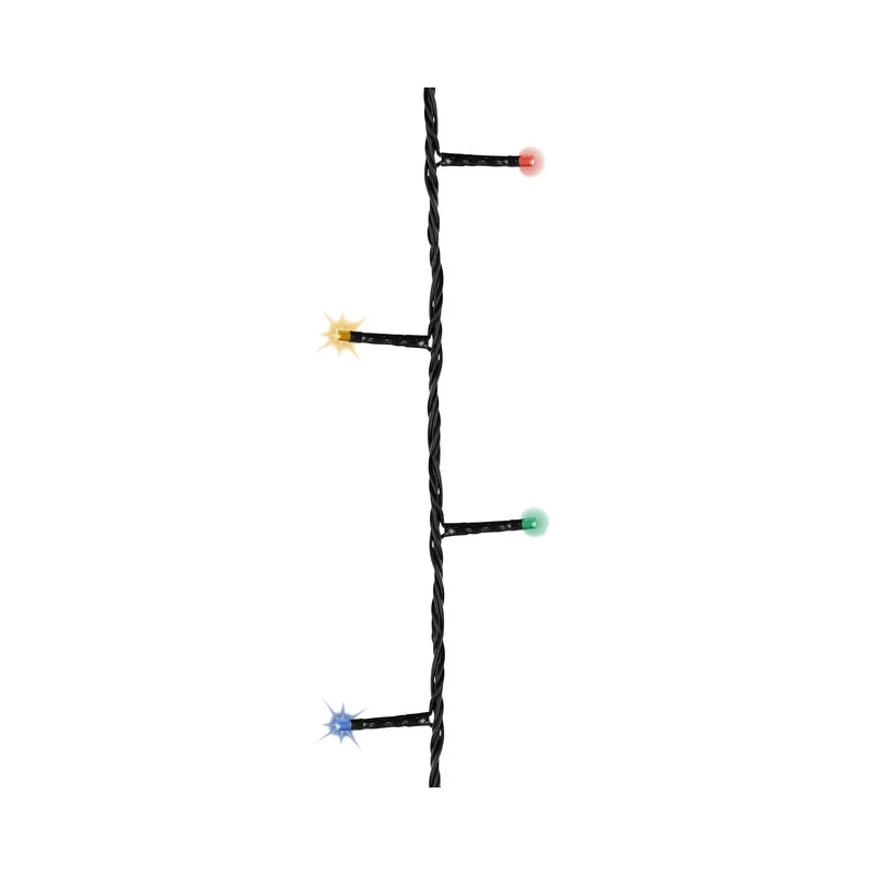 String Lights with a Timer Function for Automatic On/OffCelebrations LED Multicolored 96 ct String Christmas Lights 23.3 ft.