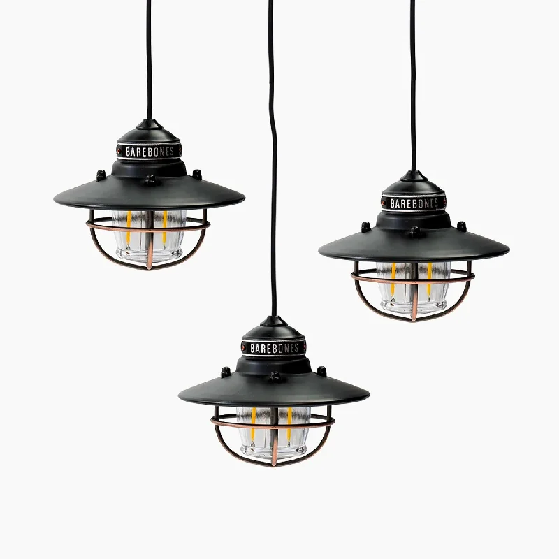 String Lights with a Dimmable Feature for Customizable Lighting IntensityEdison Pendant String Lights